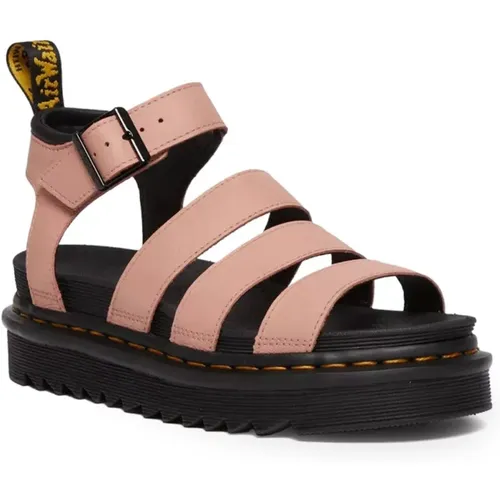 Leather Buckle Sandals Open Toe , female, Sizes: 5 UK - Dr. Martens - Modalova