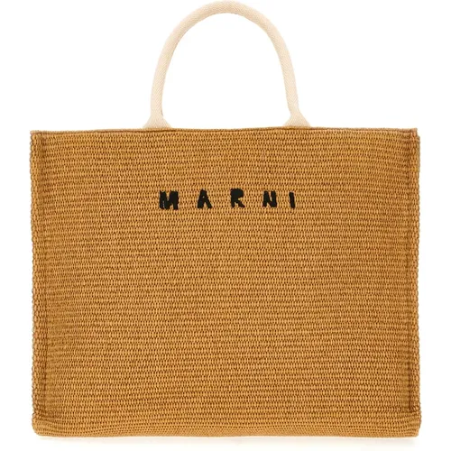 Tote Bags, male, , Size: ONE SIZE Handbags & Messanger Bags - Marni - Modalova