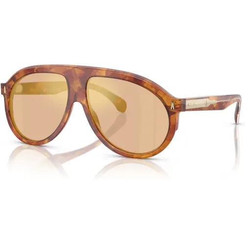 Stylish Sunglasses in Havana/ , unisex, Sizes: 59 MM - Moncler - Modalova