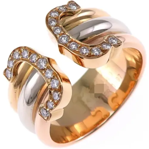 Pre-owned Rose Gold rings , female, Sizes: ONE SIZE - Cartier Vintage - Modalova