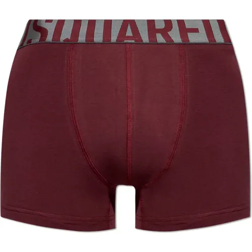 Cotton boxers with logo , male, Sizes: M, XL, S - Dsquared2 - Modalova