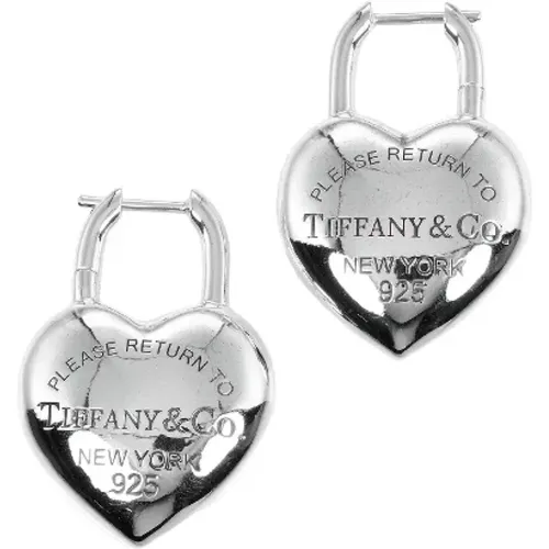 Pre-owned Metal earrings , female, Sizes: ONE SIZE - Tiffany & Co. Pre-owned - Modalova