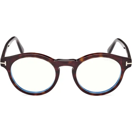 Stilvolle Tf5887 Brille für stilbewusste Männer , Herren, Größe: ONE Size - Tom Ford - Modalova