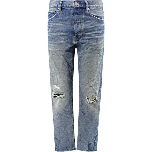 Klassische Straight Leg Jeans , Herren, Größe: W31 - Purple Brand - Modalova