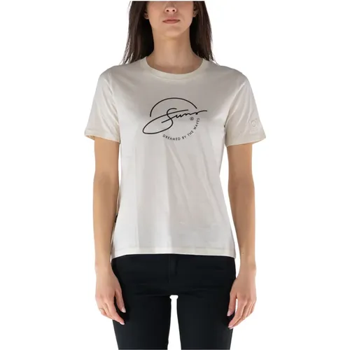 Stylisches T-Shirt für Frauen , Damen, Größe: M - Suns - Modalova