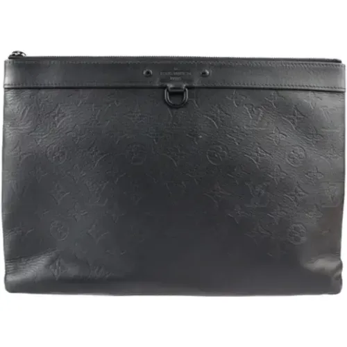 Pre-owned Leather clutches , female, Sizes: ONE SIZE - Louis Vuitton Vintage - Modalova