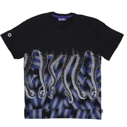 T-Shirts, male, , Size: L Men's Dazzle Tee T-Shirt - Octopus - Modalova