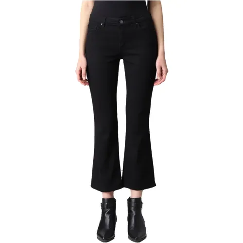 Flared Jeans, Klassischer Stil , Damen, Größe: W32 - Armani Exchange - Modalova