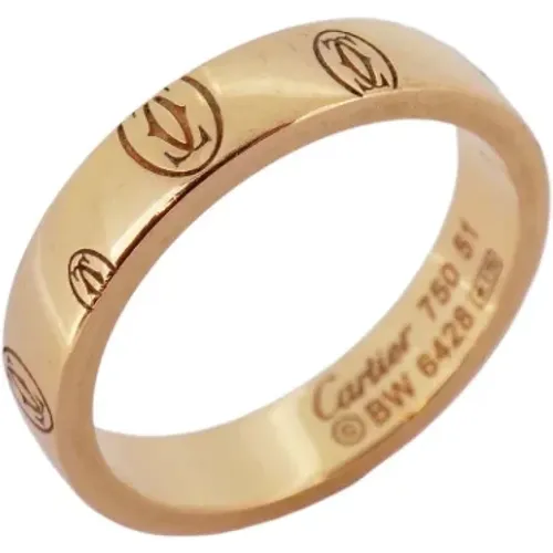 Pre-owned Jewellery, female, , Size: ONE SIZE Pre-owned Rose Gold rings - Cartier Vintage - Modalova