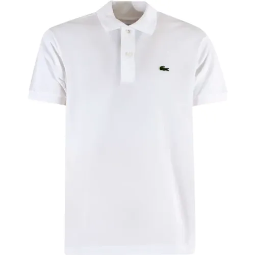 Klassisches Weißes Polo Shirt , Herren, Größe: M - Lacoste - Modalova