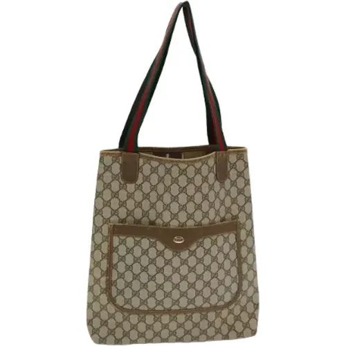 Pre-owned Tote Bags, female, , Size: ONE SIZE Pre-owned Canvas totes - Gucci Vintage - Modalova