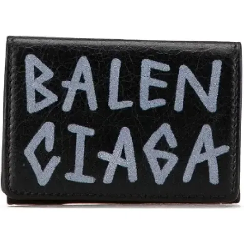 Pre-owned Wallets, female, , Size: ONE SIZE Pre-owned Leather wallets - Balenciaga Vintage - Modalova