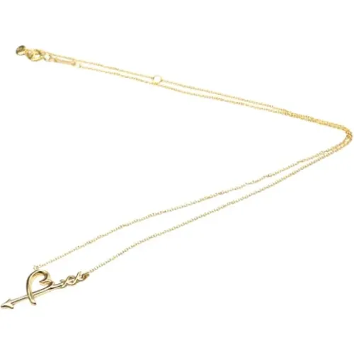 Pre-owned Jewellery, female, , Size: ONE SIZE Pre-owned Rose Gold necklaces - Tiffany & Co. Pre-owned - Modalova