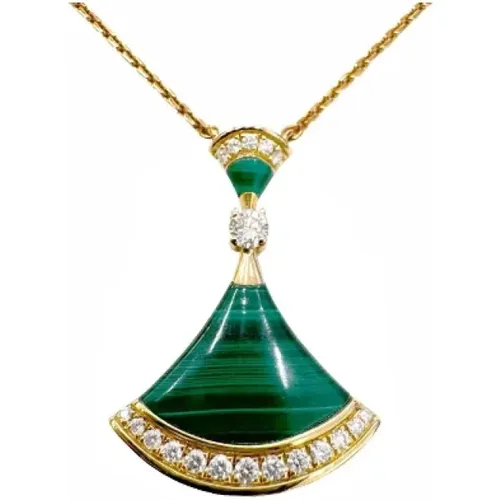 Pre-owned Yellow Gold necklaces , female, Sizes: ONE SIZE - Bvlgari Vintage - Modalova
