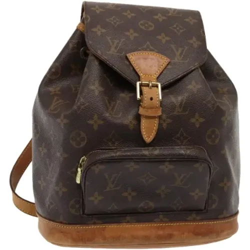 Pre-owned Canvas backpacks , female, Sizes: ONE SIZE - Louis Vuitton Vintage - Modalova