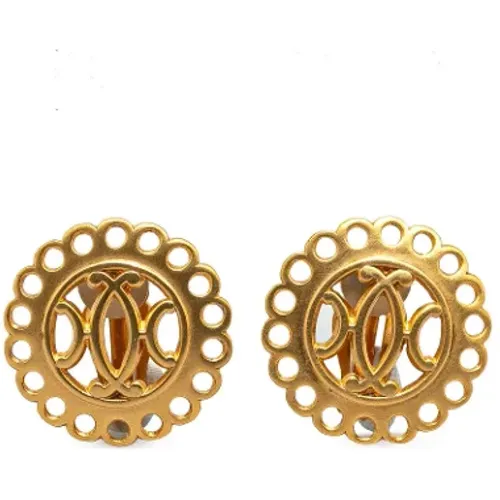 Pre-owned Jewellery, female, , Size: ONE SIZE Pre-owned Metal earrings - Hermès Vintage - Modalova