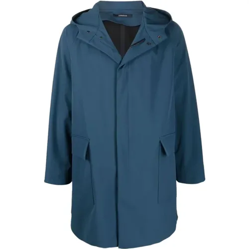 RainCoat, Stay Dry in Style , male, Sizes: M - Tagliatore - Modalova