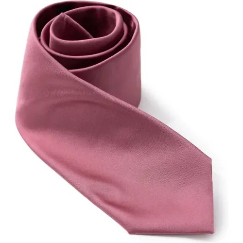 Ties, male, , Size: ONE SIZE Lilac Silk Tie - Dolce & Gabbana - Modalova