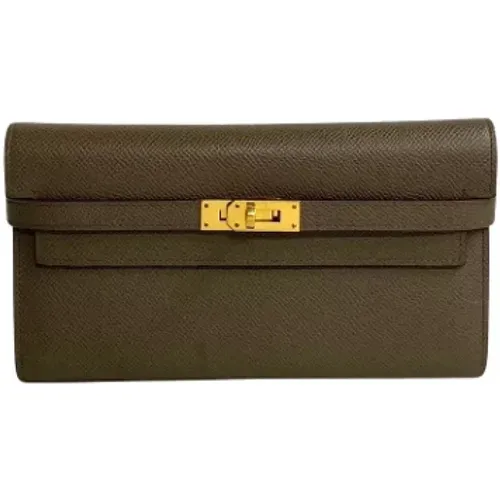 Pre-owned Wallets, female, , Size: ONE SIZE Pre-owned Canvas wallets - Hermès Vintage - Modalova