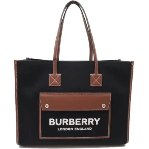 Pre-owned Tote Bags, female, , Size: ONE SIZE Pre-owned Leather shoulder-bags - Burberry Vintage - Modalova