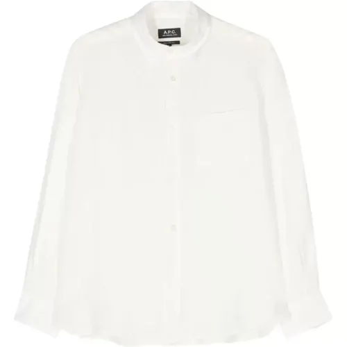 Weiße Blusen Damenmode Ss24 , Damen, Größe: XS - A.p.c. - Modalova