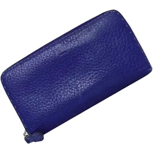 Pre-owned Clutches, female, , Size: ONE SIZE Pre-owned Lilla Leather Fendi Wallet - Fendi Vintage - Modalova