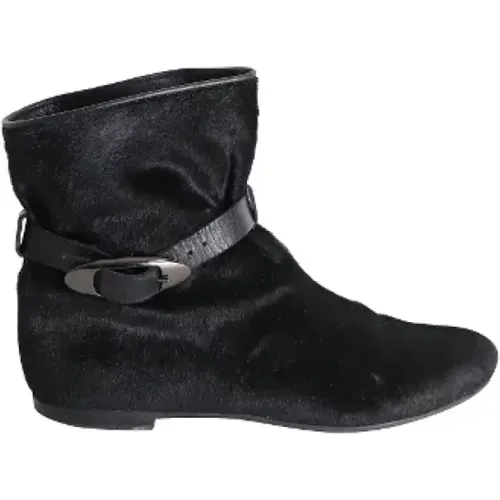 Pre-owned Leather boots , female, Sizes: 3 1/2 UK - Giuseppe Zanotti Pre-owned - Modalova