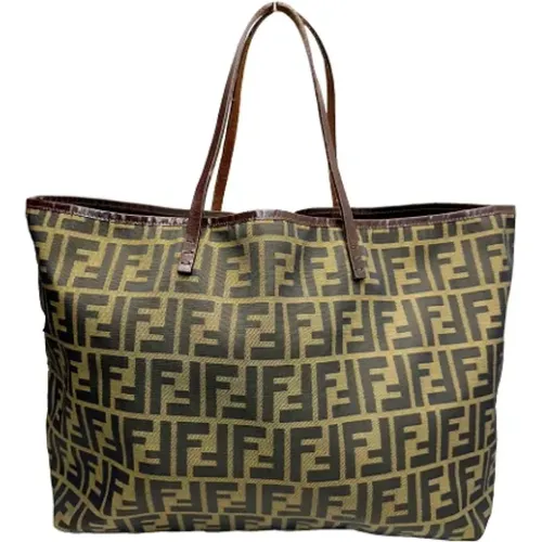 Pre-owned Tote Bags, female, , Size: ONE SIZE Pre-owned Canvas fendi-bags - Fendi Vintage - Modalova