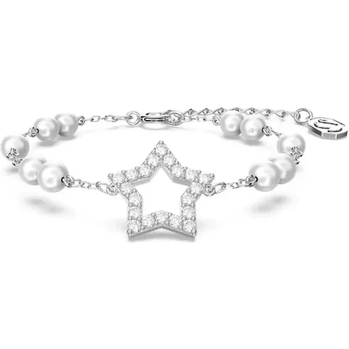 Stella Crystal Pearl Bracelet , female, Sizes: ONE SIZE - Swarovski - Modalova