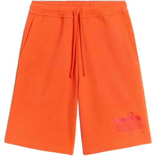 Casual Shorts, male, , Size: M Bermuda Shorts for Men - Diadora - Modalova