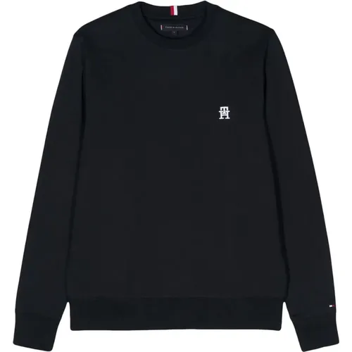 Monogram IMD Sweatshirt , male, Sizes: S, M - Tommy Hilfiger - Modalova