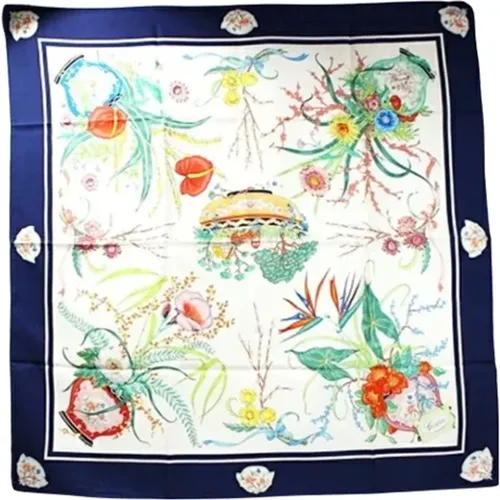 Pre-owned Silk scarves , female, Sizes: ONE SIZE - Gucci Vintage - Modalova