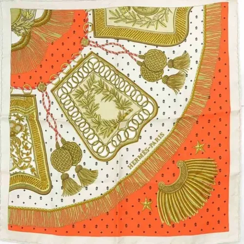 Pre-owned Silk scarves , female, Sizes: ONE SIZE - Hermès Vintage - Modalova