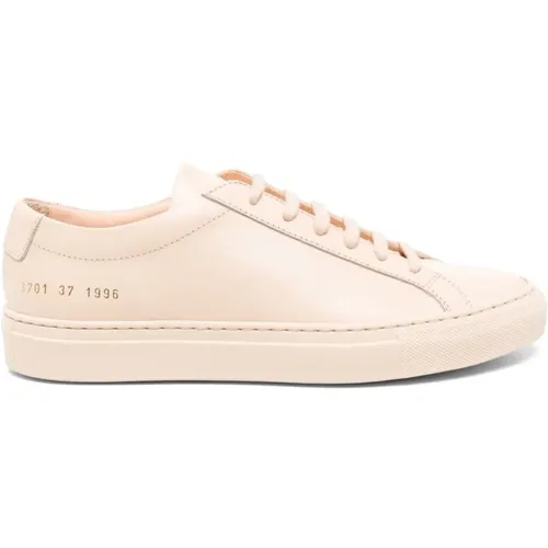 Powder Leather Low-Top Sneakers , female, Sizes: 7 UK, 2 UK - Common Projects - Modalova