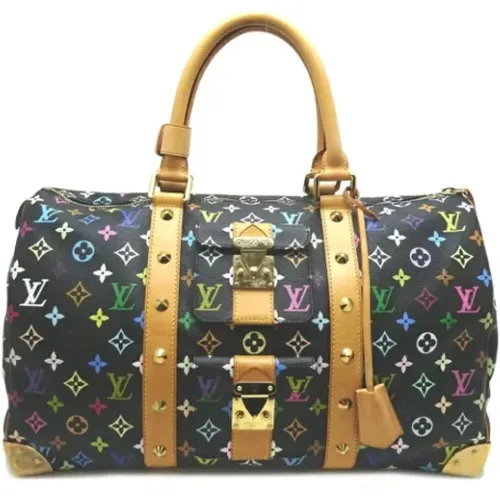 Pre-owned Weekend Bags, female, , Size: ONE SIZE Pre-owned Canvas handbags - Louis Vuitton Vintage - Modalova