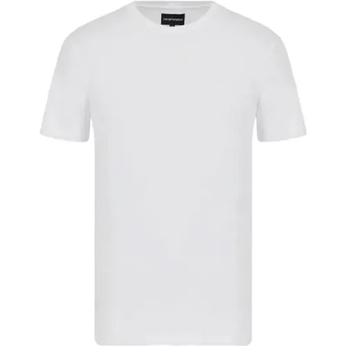 Essentielles Piman Baumwoll T-Shirt , Herren, Größe: 2XL - Emporio Armani - Modalova