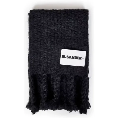 Winter Scarves, male, , Size: ONE SIZE Wool Mohair Scarf - Jil Sander - Modalova