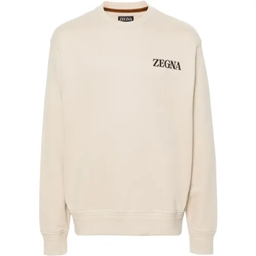Zegna Sweaters , male, Sizes: L, S, XL - Ermenegildo Zegna - Modalova