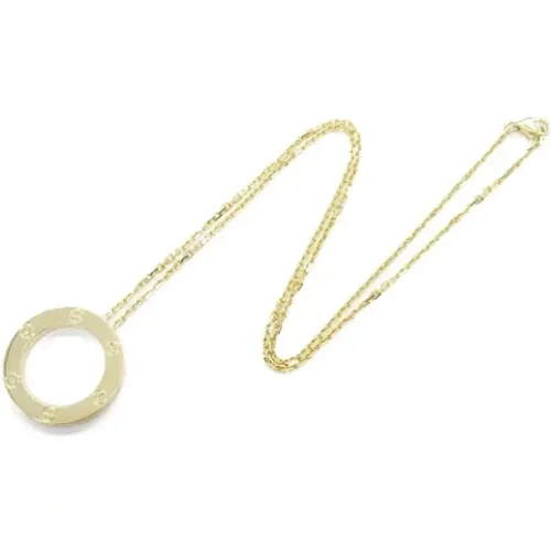 Pre-owned Jewellery, female, , Size: ONE SIZE Pre-owned Gold necklaces - Cartier Vintage - Modalova