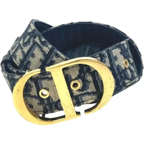 Pre-owned Belts, female, , Size: ONE SIZE Pre-owned Fabric belts - Dior Vintage - Modalova