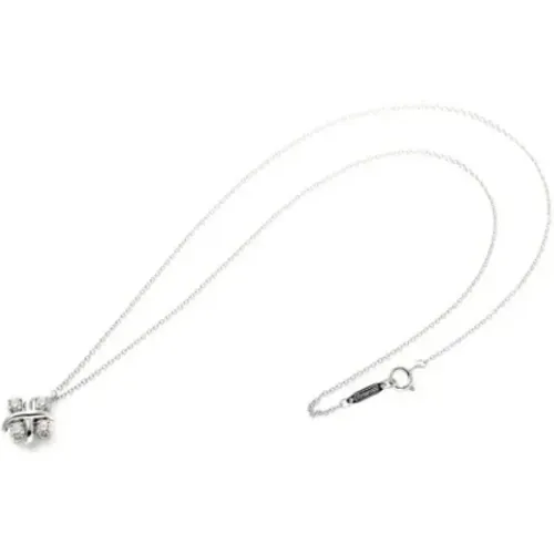 Pre-owned Jewellery, female, , Size: ONE SIZE Pre-owned Platinum necklaces - Tiffany & Co. Pre-owned - Modalova