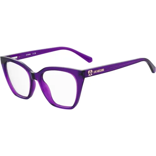 Glasses, unisex, , Size: 52 MM Violet Eyewear Frames Mol627 Sunglasses - Love Moschino - Modalova