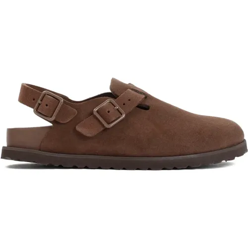 Leather Sandals Round Toe , female, Sizes: 6 UK, 3 UK, 2 UK - Birkenstock - Modalova