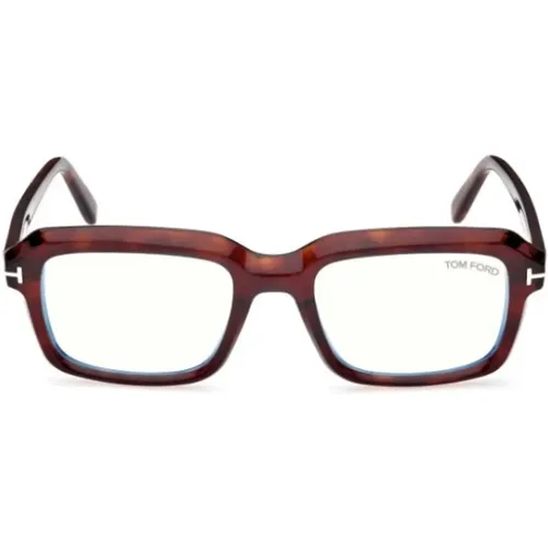 Glasses, male, , Size: ONE SIZE Tf5888 Rectangular Eyeglasses for Stylish Men - Tom Ford - Modalova