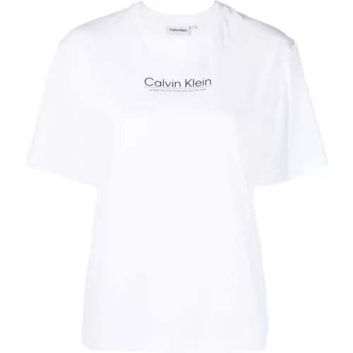 Stylish and Comfortable YAF T-Shirt , female, Sizes: L, M, XS, S - Calvin Klein - Modalova