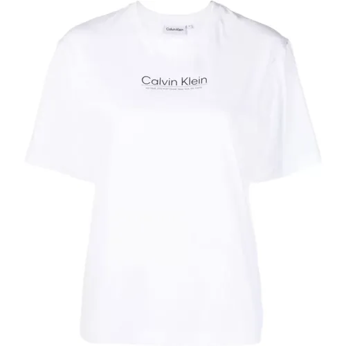 Stylish and Comfortable YAF T-Shirt , female, Sizes: S - Calvin Klein - Modalova