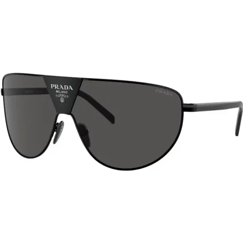Black Sunglasses with Original Case , male, Sizes: 37 MM - Prada - Modalova