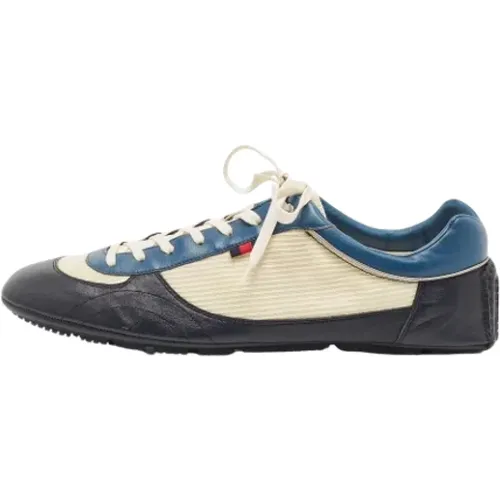 Pre-owned Sneakers, male, , Size: 12 1/2 US Pre-owned Fabric sneakers - Gucci Vintage - Modalova