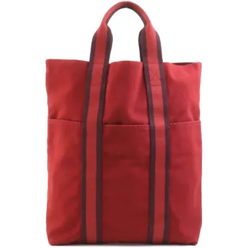 Pre-owned Tote Bags, female, , Size: ONE SIZE Pre-owned Cotton handbags - Hermès Vintage - Modalova