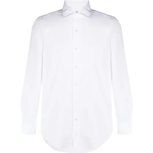 Cotton dress shirt , male, Sizes: 4XL, XL, L, M, 2XL, 3XL - Finamore - Modalova